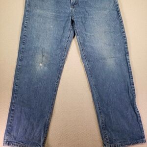 Carhartt FR Fire Resistant Blue Jeans Mens Size 40 x 32 Denim Workwear Pants